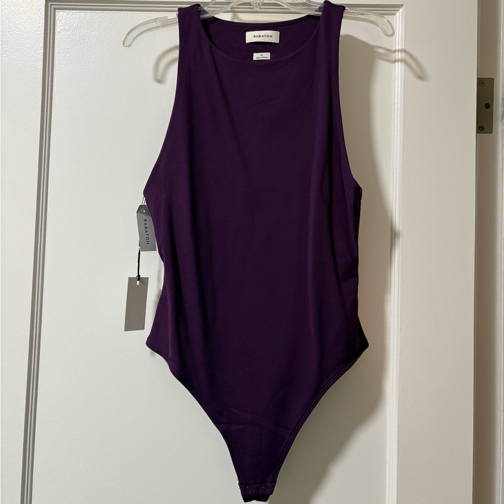 Aritzia Babaton Deep Purple Bodysuit
